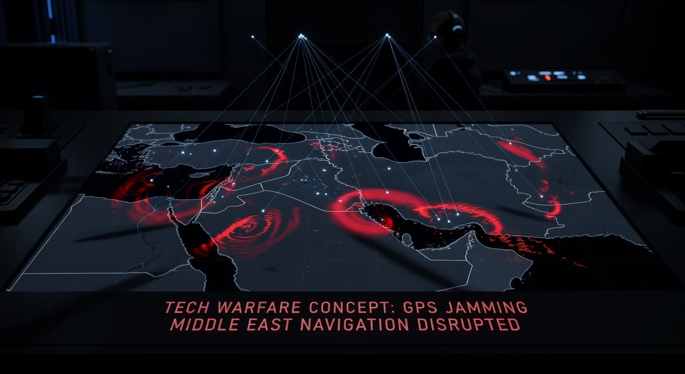 GPS Jamming: The Invisible Electronic War Playing Out Over the Middle East