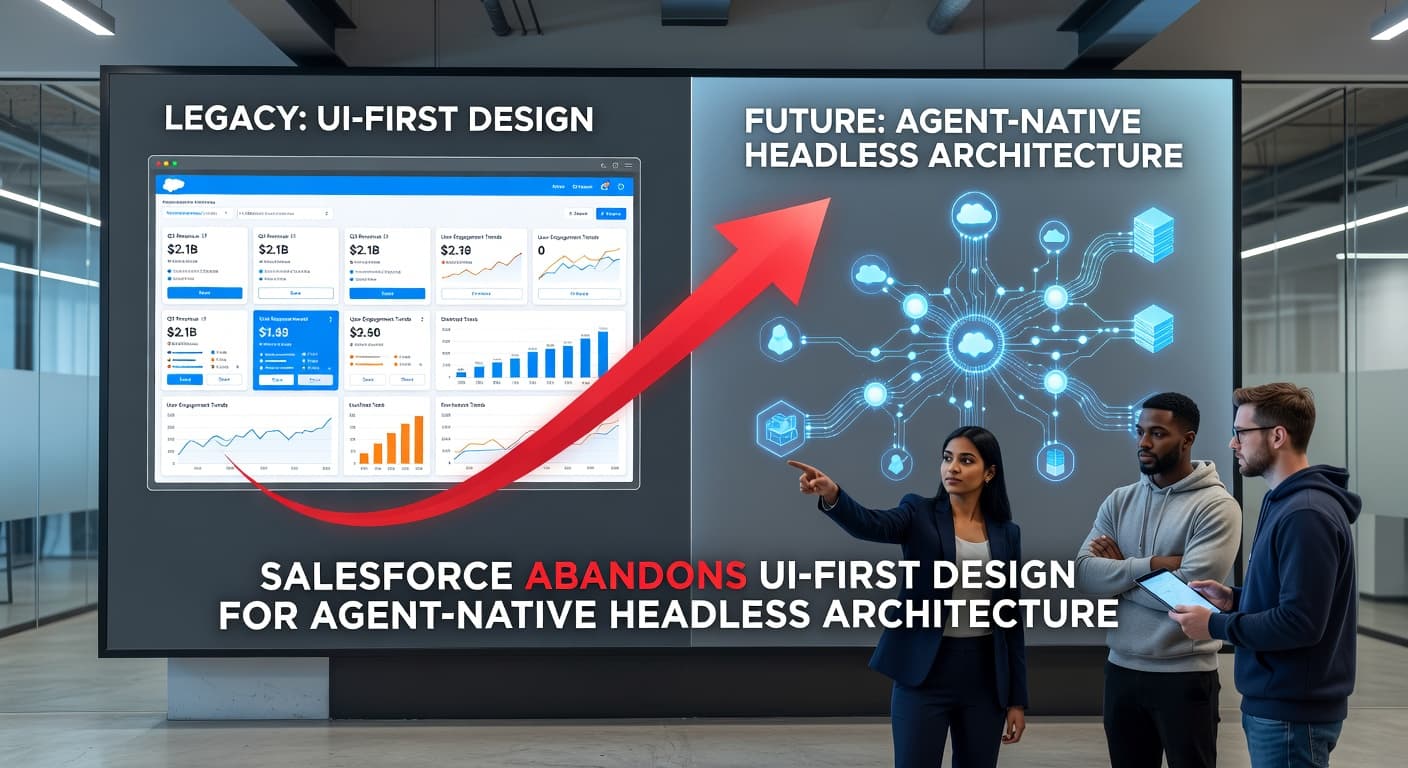 Salesforce Abandons UI-First Design for Agent-Native Headless Architecture