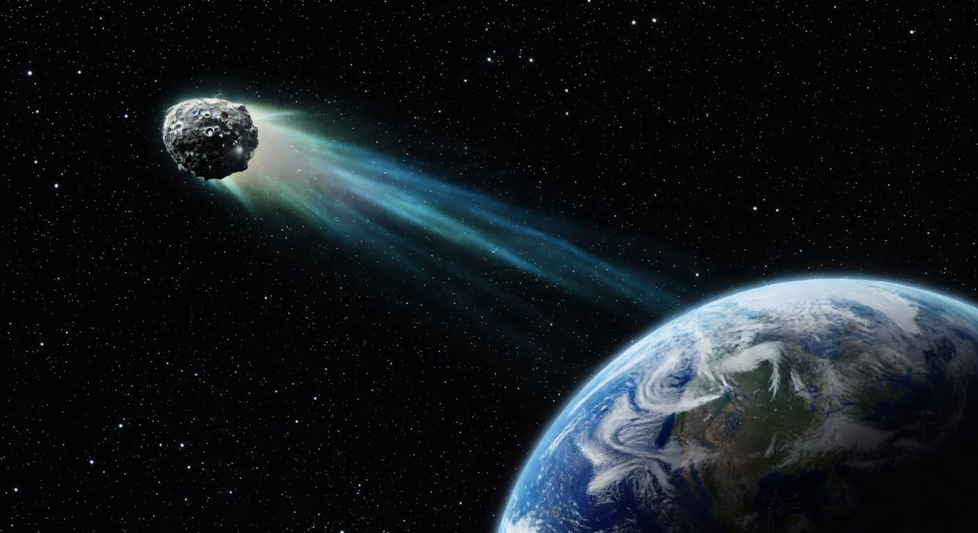 Comet PanSTARRS 'Switches On' Its Ion Tail During Close Encounter with Earth
