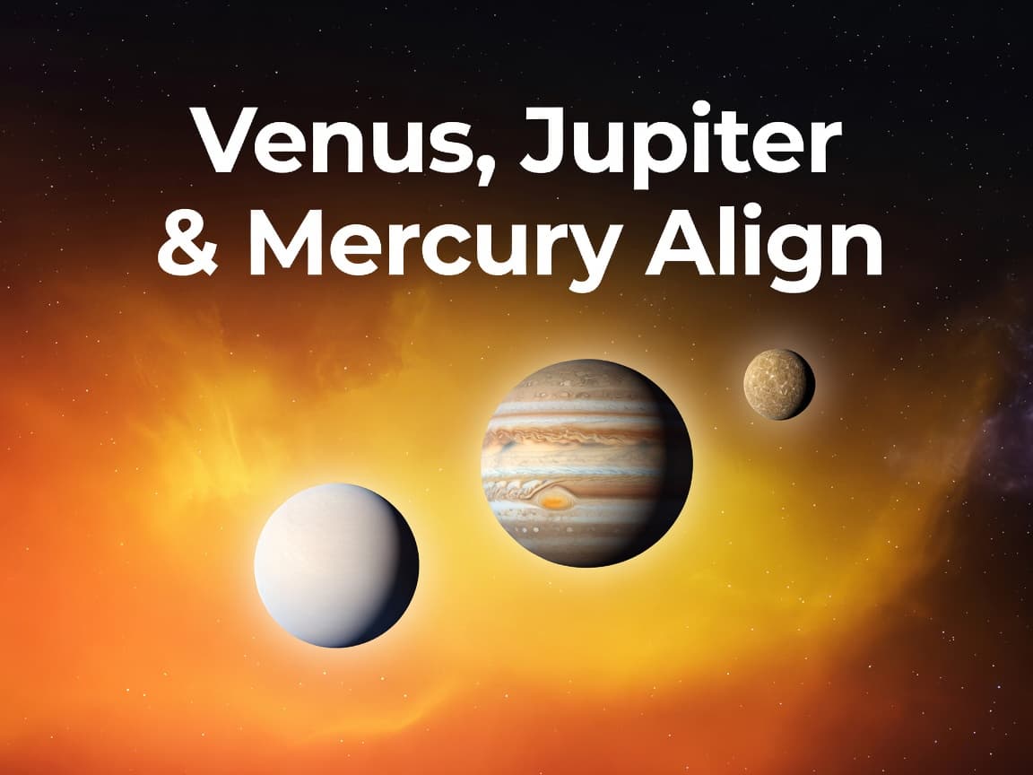 June's Spectacular Planetary Conjunction: Venus, Jupiter, and Mercury Align