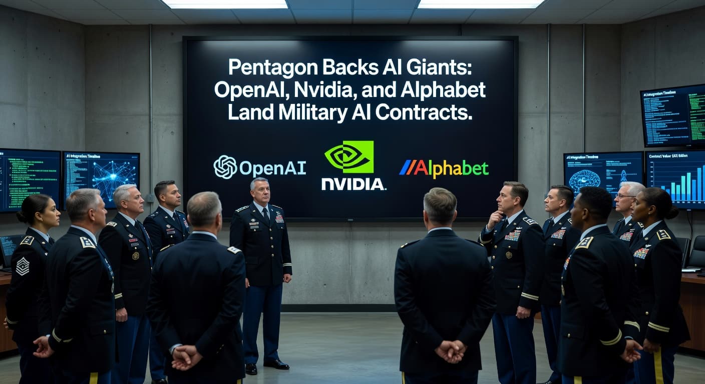 Pentagon Backs AI Giants: OpenAI, Nvidia, and Alphabet Land Military AI Contracts