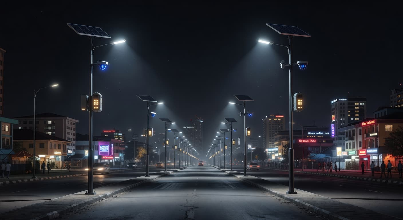 Distributed AI Computing: 50,000 Smart Lampposts as Nigeria's Edge Data Centre
