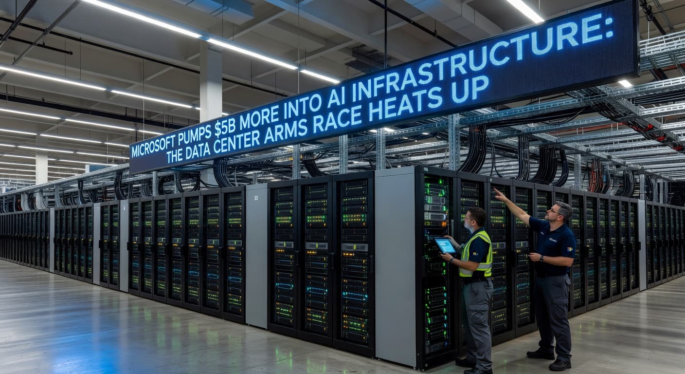 Microsoft Pumps $25B More Into AI Infrastructure: The Data Center Arms Race Heats Up