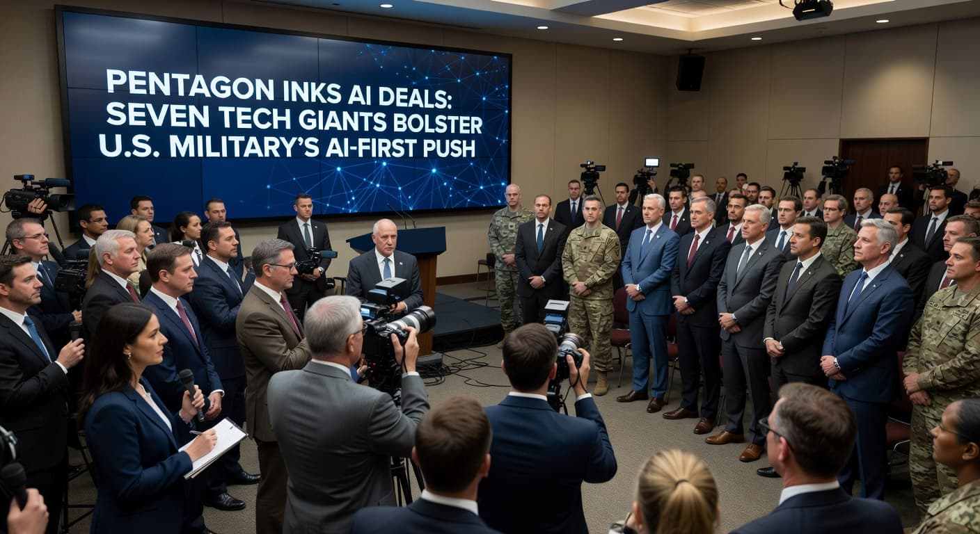 Pentagon Inks AI Deals: Seven Tech Giants Bolster U.S. Military's 'AI-First' Push