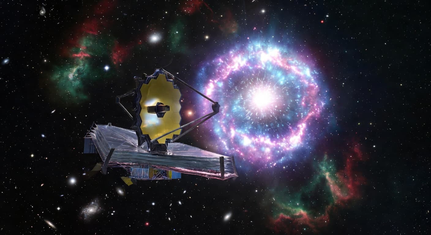 JWST Captures Bizarre Gamma-Ray Burst That Defies Physics