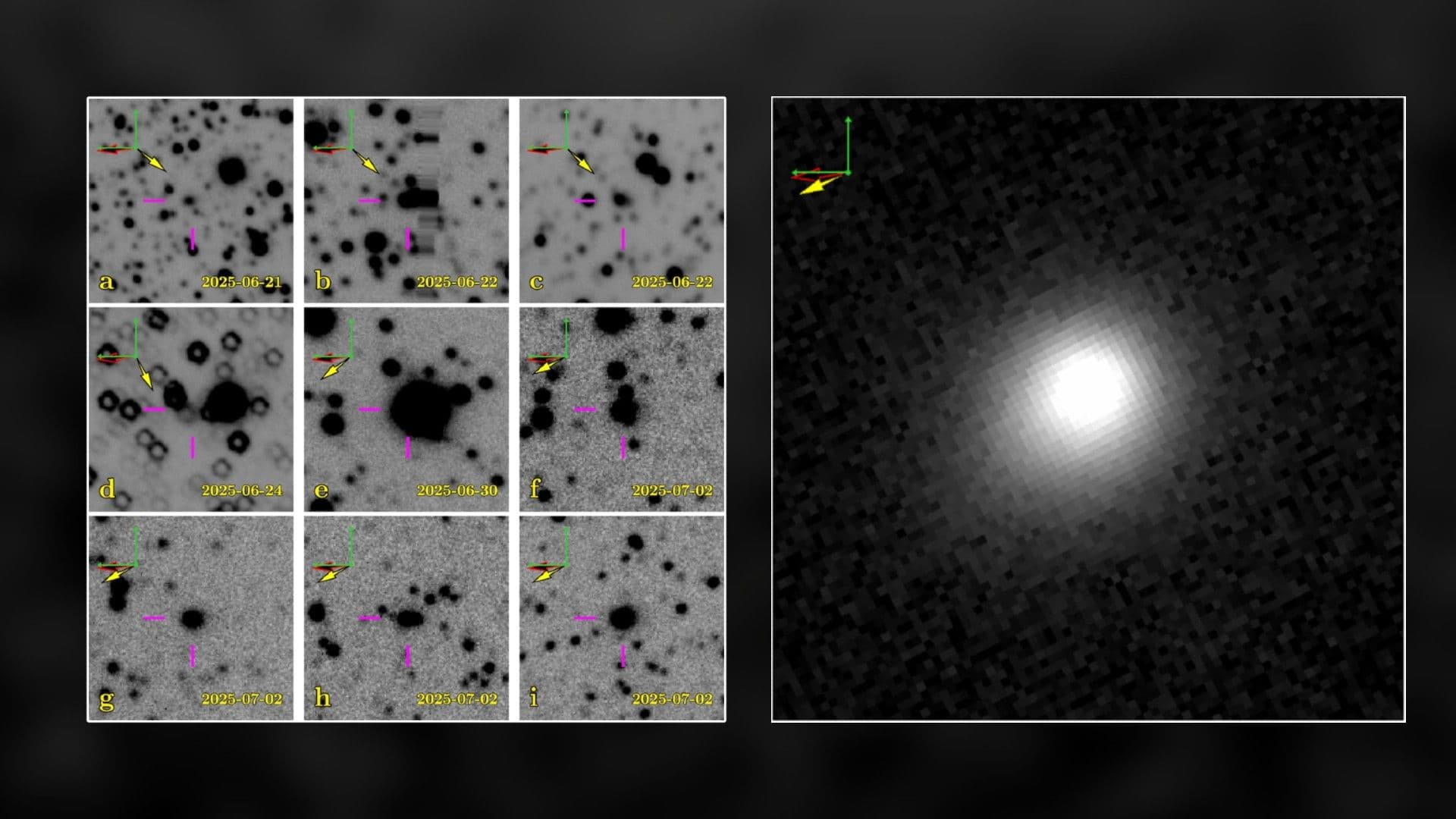 Interstellar Comet 3I/ATLAS Found Hiding in Pre-Discovery Images